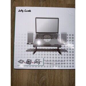 Jelly Comb Adjustable Ergonomic Foldable Laptop Stand Green X002HQF551